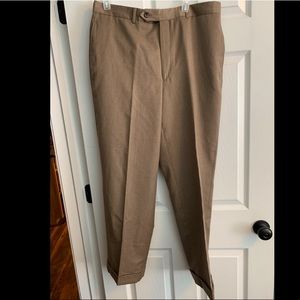 Jos A. Bank men’s pleated trousers.